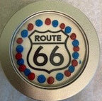 Route 66 Dog Cookie in gift packaging