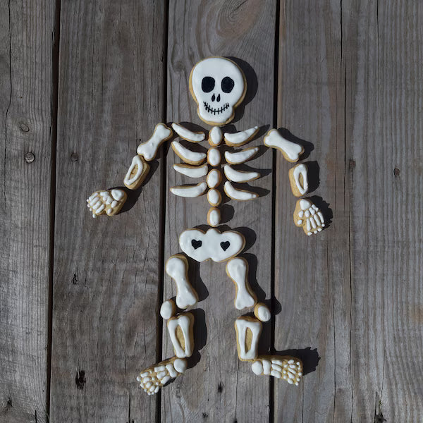 Skeleton dog cookies in Gift Box